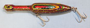 Fishing Lure - 7 1/2"  - Multi Colored Hardwoods - Only $21.99 - Lure #111